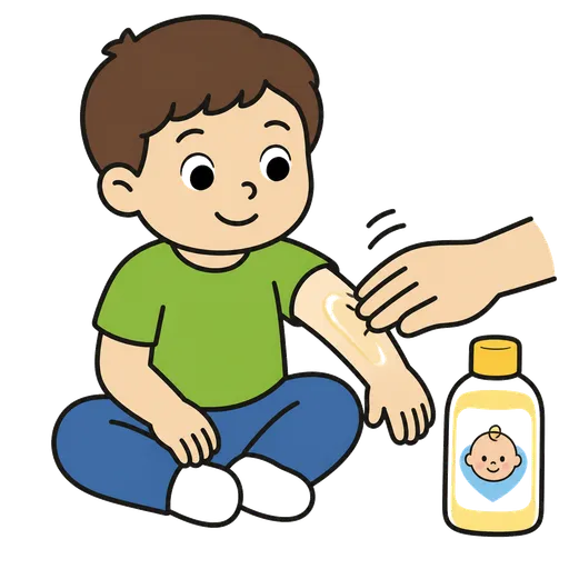 Pittogramma CAA: olio per bambini