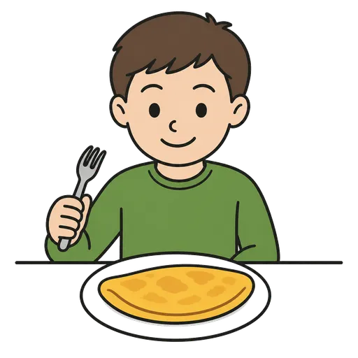 Piktogram AAC: omlet