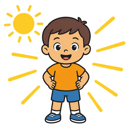 AAC-Piktogramm: Sonnenbräune