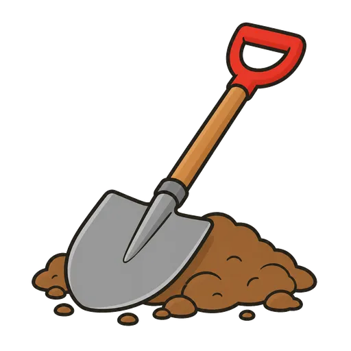 AAC pictogram: spade