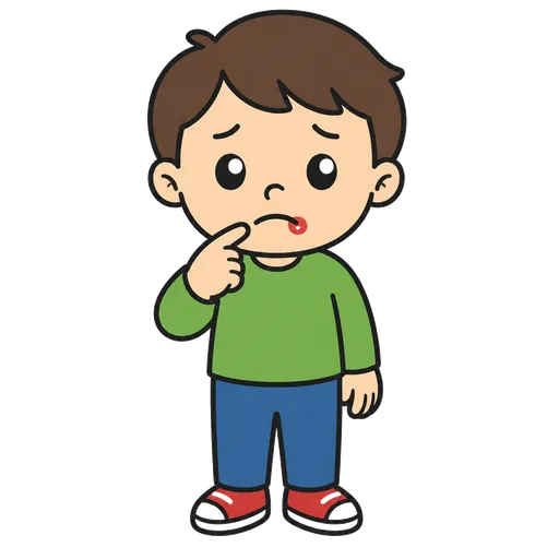 Pittogramma CAA: herpes (mal di freddo)