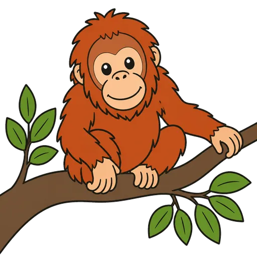 Piktogram AAK: orangutan
