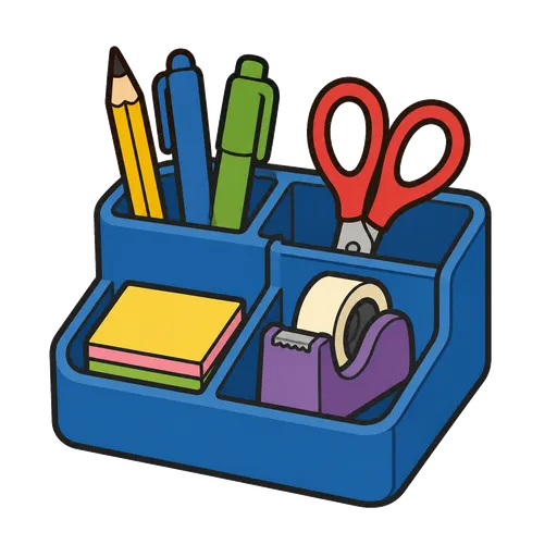 Piktogram AAC: organizer na biurko