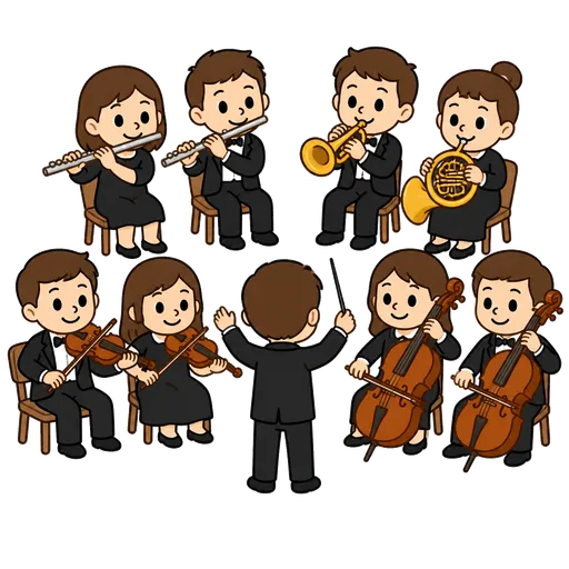 AAC pictogram: orchestra