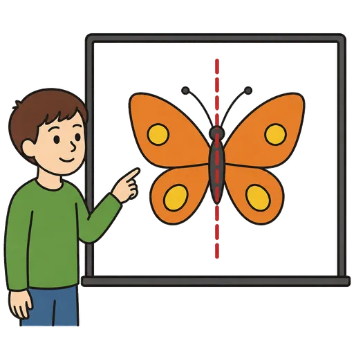 Piktogram AAK: axis of symmetry