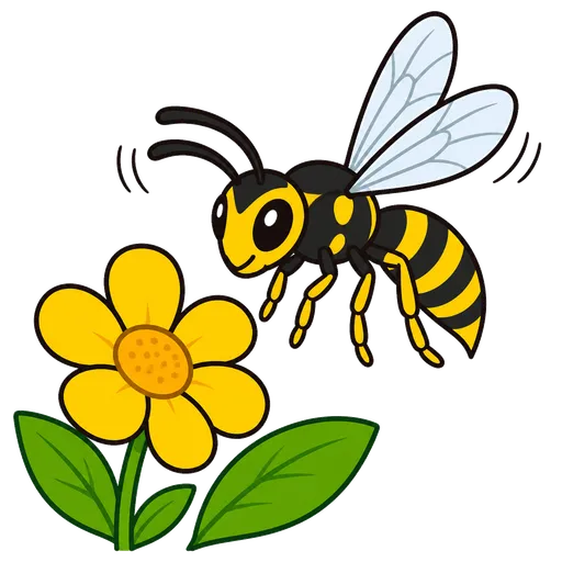 Pictograma CAA: avispa