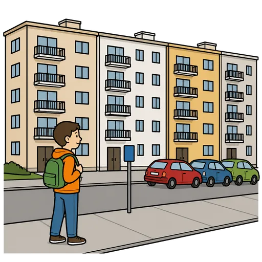 AAC-Piktogramm: Wohnsiedlung