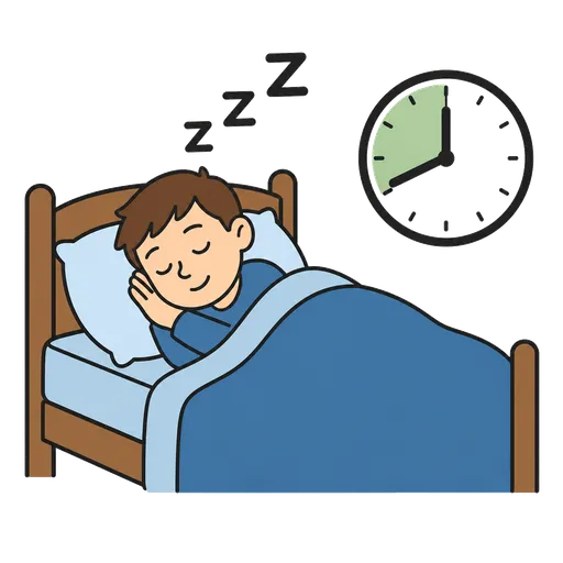 Pittogramma CAA: otto ore di sonno