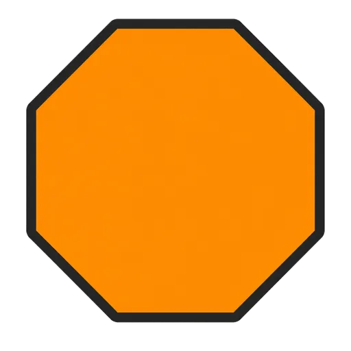Piktogram AAC: ośmiokąt