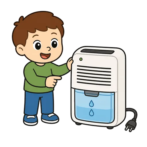 Piktogram AAC: osuszacz powietrza