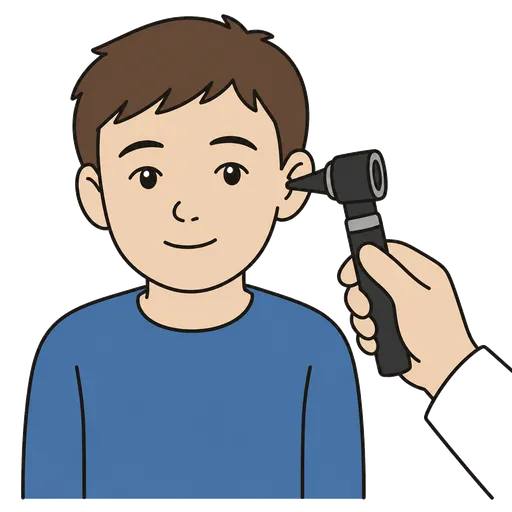 Piktogram AAC: otoskop