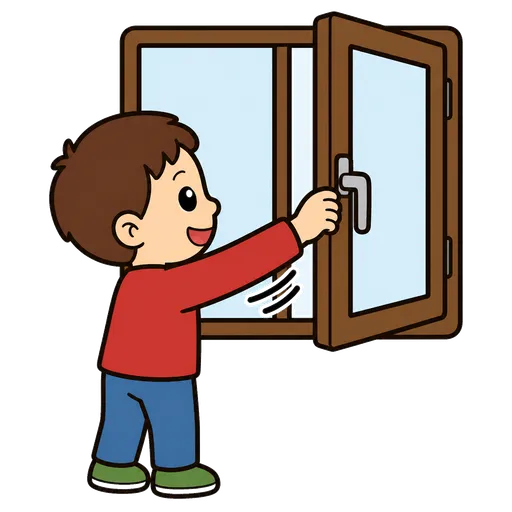AAC-Piktogramm: Fenster öffnen