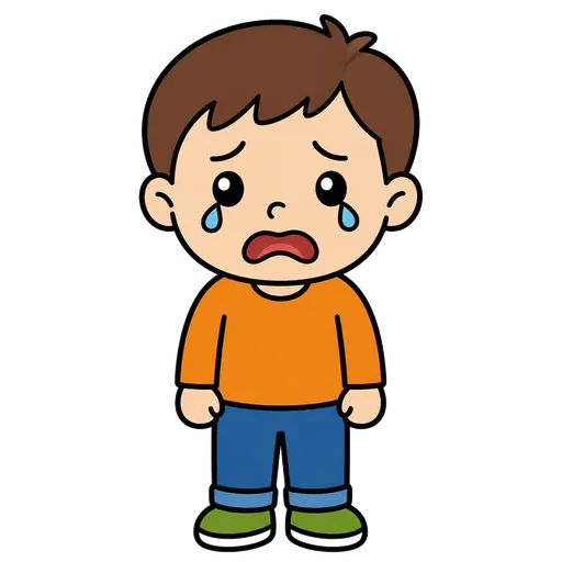 Pictograma CAA: llorando