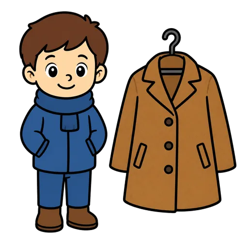 Pittogramma CAA: cappotto di lana