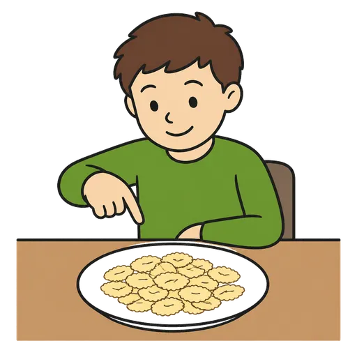 Piktogram AAC: płatki