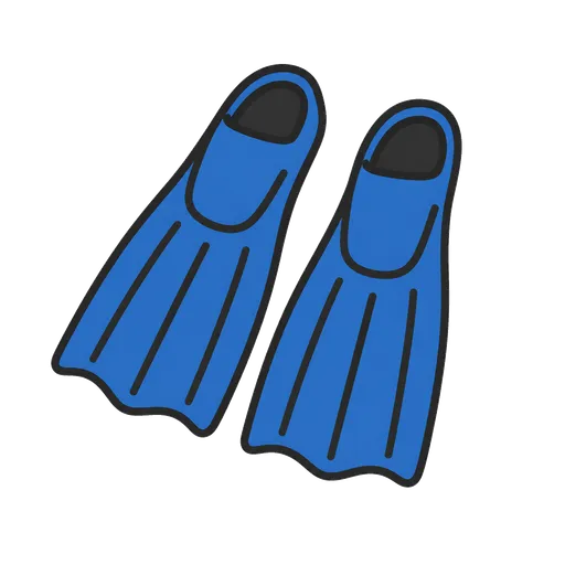 Piktogram AAC: płetwy