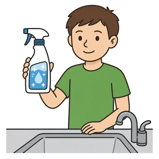 Pittogramma CAA: liquido disinfettante