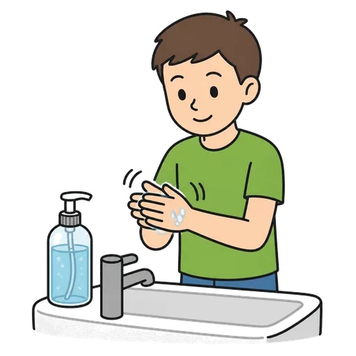 Pittogramma CAA: disinfettante per le mani