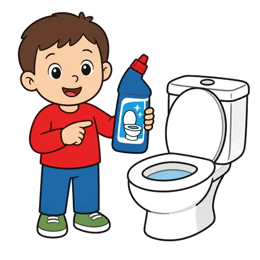 Piktogram AAC: płyn do wc