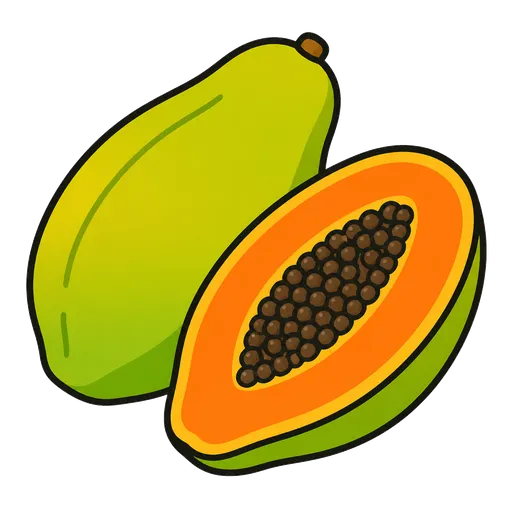 Piktogram AAC: papaja