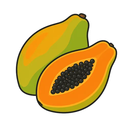 Piktogram AAC: papaja