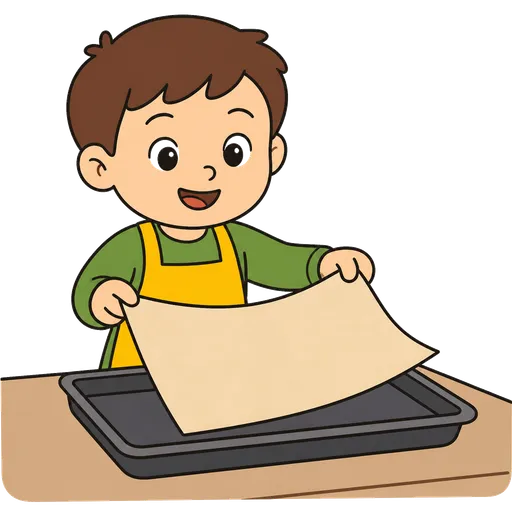 Piktogram AAC: papier do pieczenia