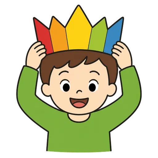 Pictograma CAA: corona de papel