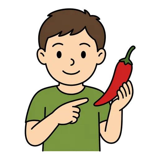 AAC-Piktogramm: Chilischote