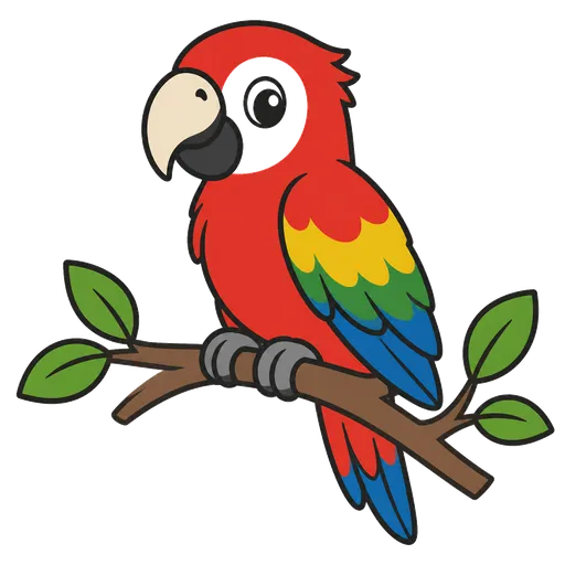 Piktogram AAC: papuga