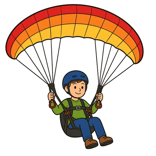 AAC-Piktogramm: Gleitschirmfliegen