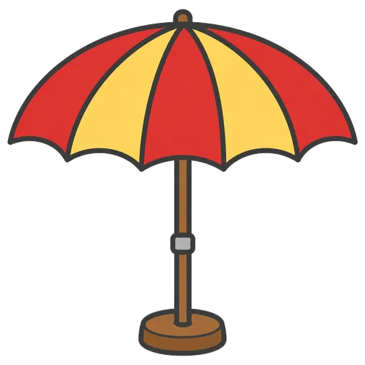 Piktogram AAC: parasol