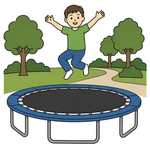 Pittogramma CAA: trampolino da parco