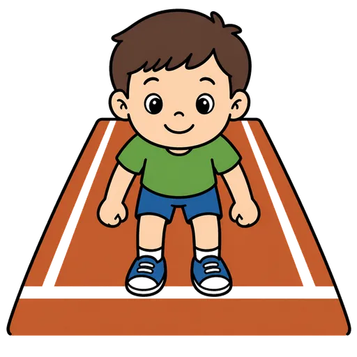 Piktogram AAC: pas startowy