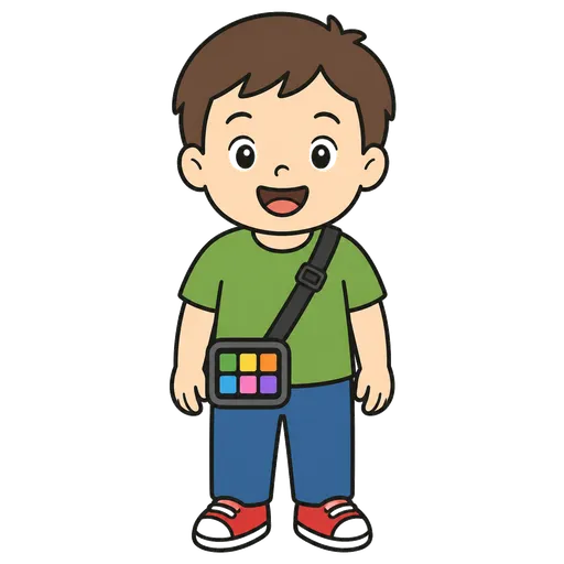 Piktogram AAC: pasek na komunikator