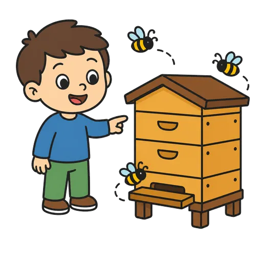 AAC-Piktogramm: Bienenhaus