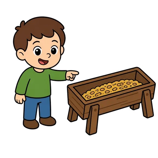 Piktogram AAC: paśnik dla zwierząt