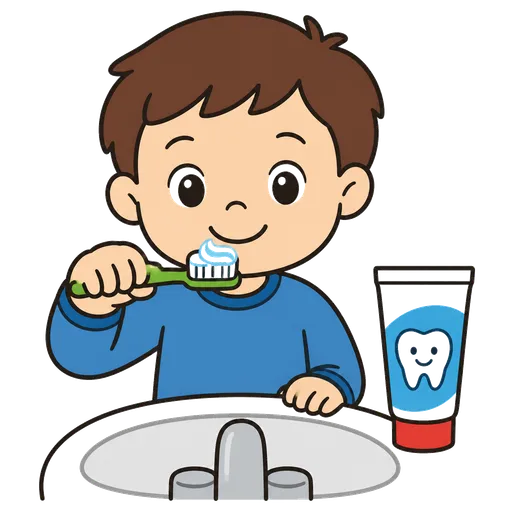 Pittogramma CAA: dentifricio per bambini