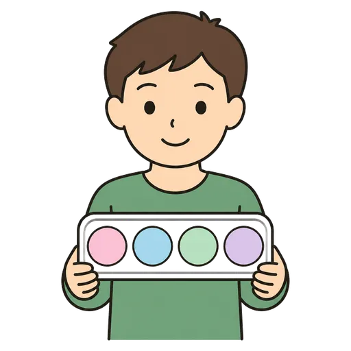Pictograma CAA: pastel colors