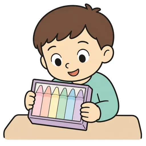 Piktogram AAC: pastelowy