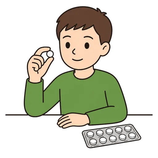 AAC pictogram: pastille