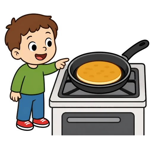 Pittogramma CAA: padella per pancake
