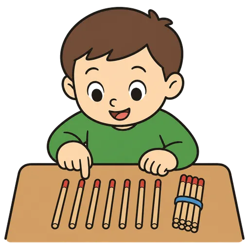 Pictograma CAA: palitos de conteo