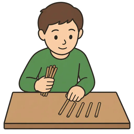 Pictograma CAA: counting sticks