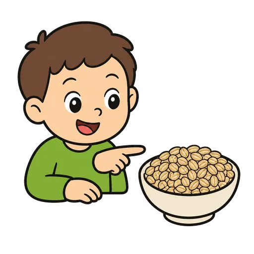 Piktogram AAK: loupaný ječmen