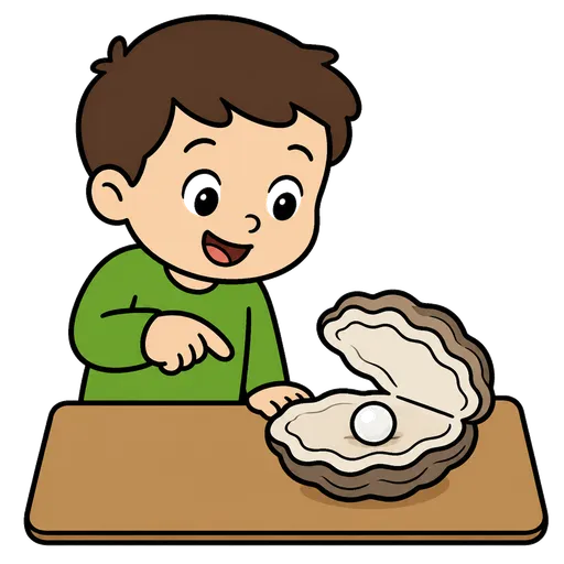 AAC-Piktogramm: Perlenoyster