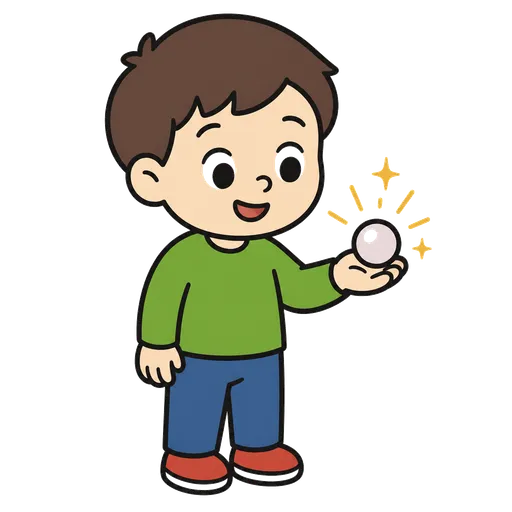AAC pictogram: pearl-like