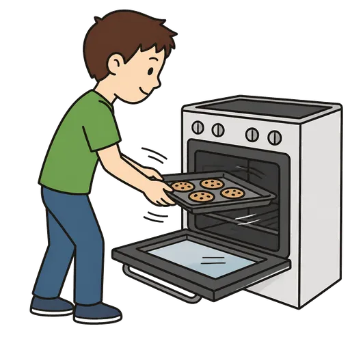 AAC-Piktogramm: backen