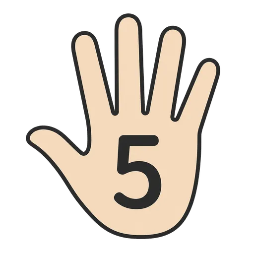 Піктограма АДК: five