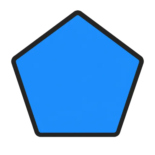 AAC pictogram: five-sided shape