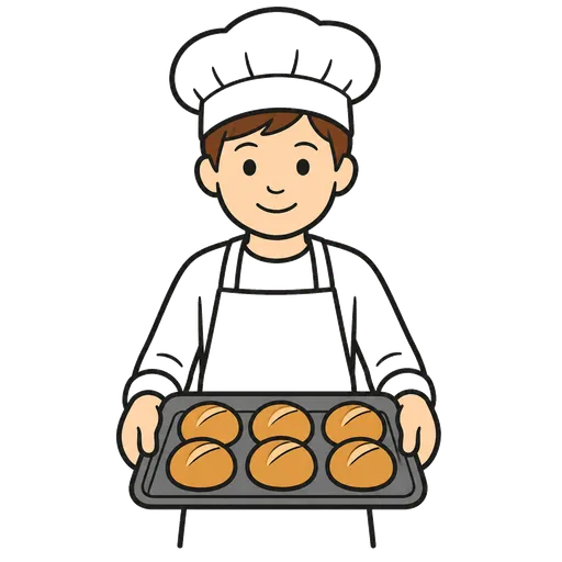 Piktogram AAC: piekarz